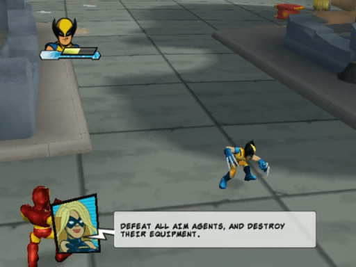 Gameplay screenshot for Marvel Super Hero Squad