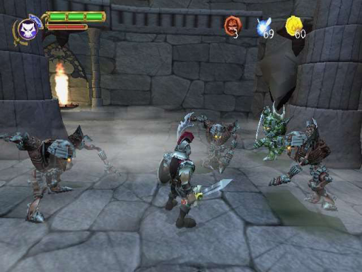 Gameplay screenshot for Maximo vs. Army of Zin