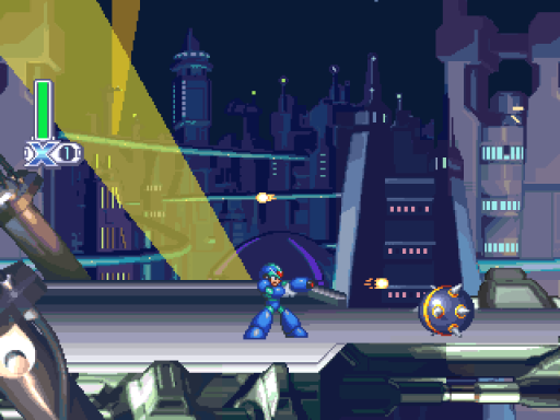 Gameplay screenshot for Mega Man X Collection