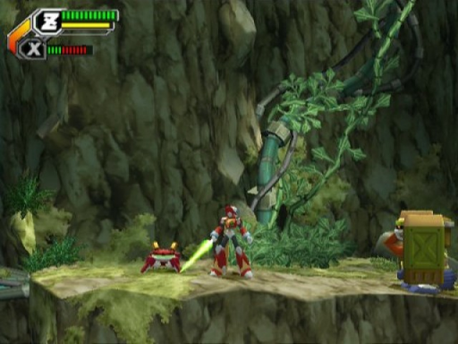 Gameplay screenshot for Mega Man X8