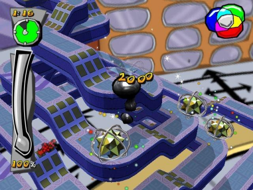 Gameplay screenshot for Mercury Meltdown Remix