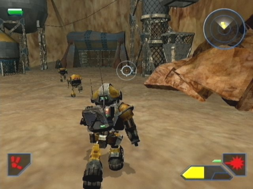 Gameplay screenshot for Metal Arms: Glitch in the System