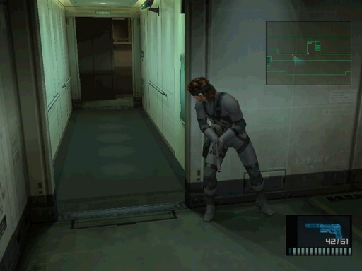 Gameplay screenshot for Metal Gear Solid 2: Sons of Liberty