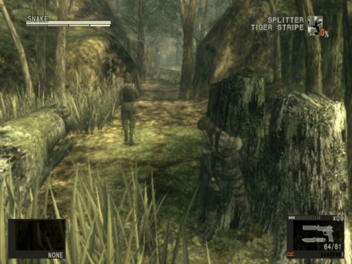 Gameplay screenshot for Metal Gear Solid 3: Subsistence - Disc 1 (Subsistence Disc)