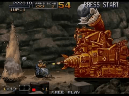 Gameplay screenshot for Metal Slug Anthology