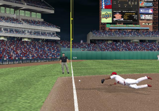 Gameplay screenshot for MLB 09: The Show