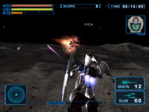 Gameplay screenshot for Mobile Suit Gundam: Encounters in Space