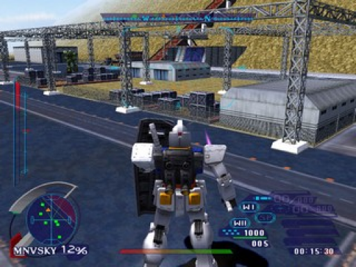 Gameplay screenshot for Mobile Suit Gundam: Journey to Jaburo