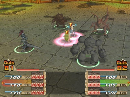 Gameplay screenshot for Monster Rancher Evo