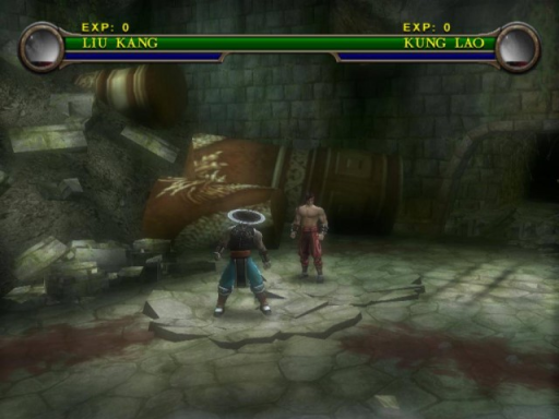 Gameplay screenshot for Mortal Kombat: Shaolin Monks