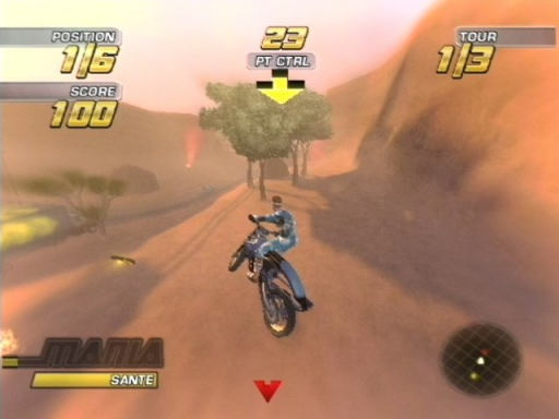 Gameplay screenshot for Motocross Mania 3
