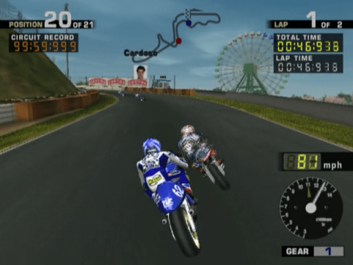 Gameplay screenshot for MotoGP