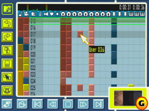 Gameplay screenshot for MTV Music Generator 2