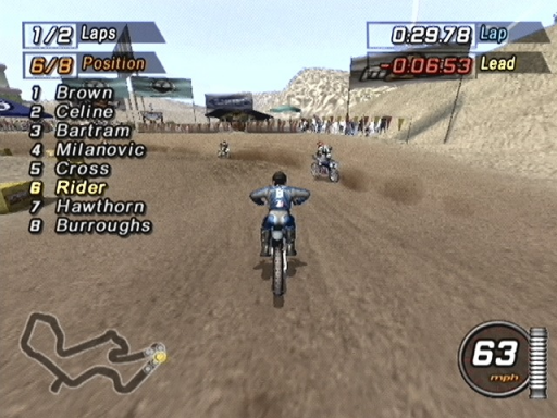 Gameplay screenshot for MTX Mototrax