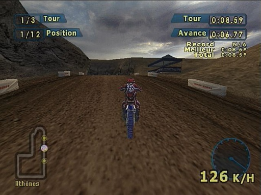 Gameplay screenshot for MX World Tour featuring Jamie Little