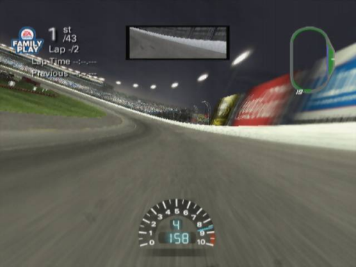 Gameplay screenshot for NASCAR 09