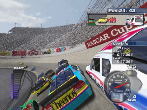 Gameplay screenshot for NASCAR: Dirt to Daytona