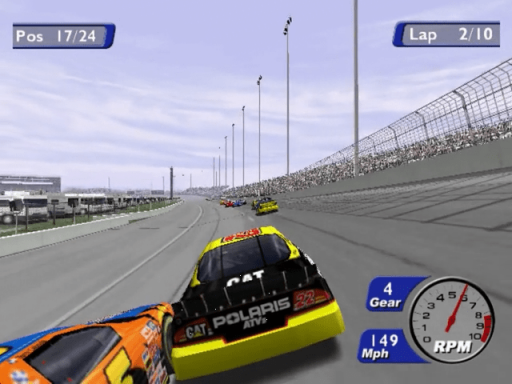 Gameplay screenshot for NASCAR Heat 2002
