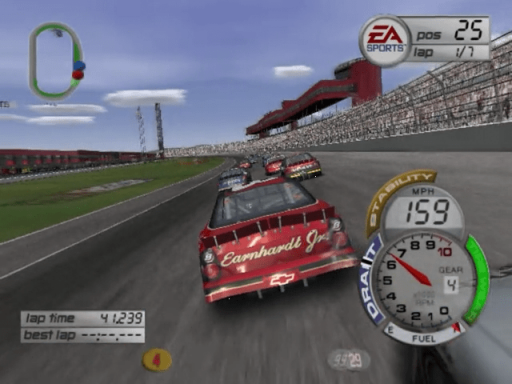 Gameplay screenshot for NASCAR Thunder 2003