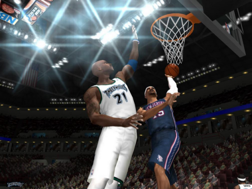 Gameplay screenshot for NBA '07 featuring The Life Vol.2