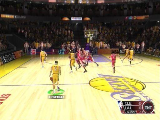 Gameplay screenshot for NBA '08 featuring The Life Vol.3