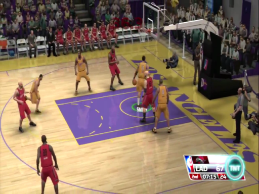 Gameplay screenshot for NBA '09: The Inside