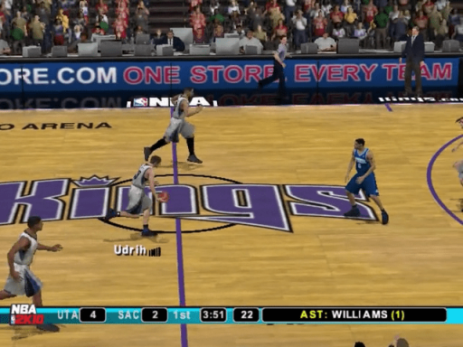 Gameplay screenshot for NBA 2K10