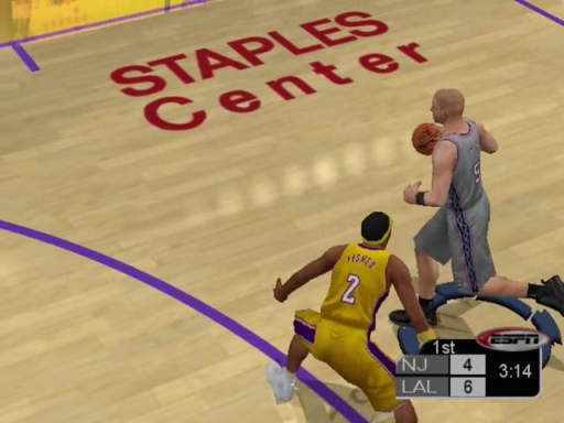 Gameplay screenshot for NBA 2K3