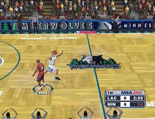 Gameplay screenshot for NBA 2K6