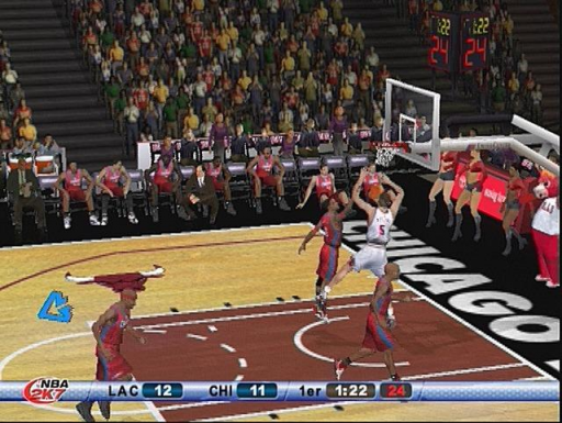Gameplay screenshot for NBA 2K7