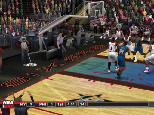Gameplay screenshot for NBA 2K8