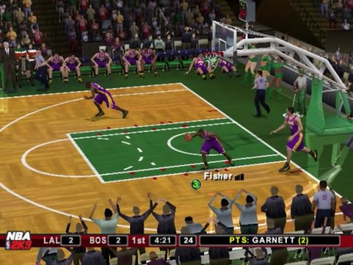 Gameplay screenshot for NBA 2K9