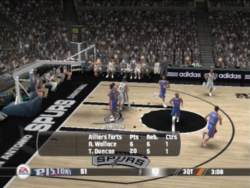 Gameplay screenshot for NBA Live 08