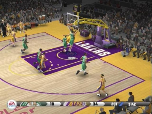 Gameplay screenshot for NBA Live 09