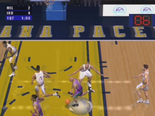 Gameplay screenshot for NBA Live 2001