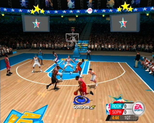 Gameplay screenshot for NBA Live 2005