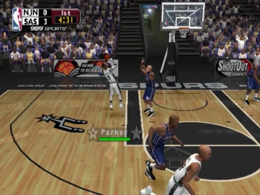 Gameplay screenshot for NBA ShootOut 2004