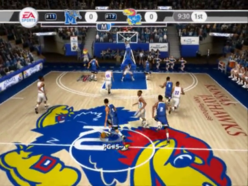 Gameplay screenshot for NCAA Basketball '09