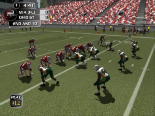 Gameplay screenshot for NCAA GameBreaker 2004