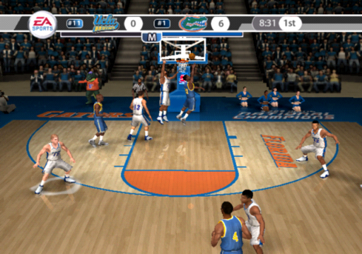 Gameplay screenshot for NCAA March Madness 07