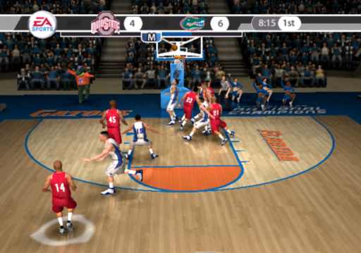 Gameplay screenshot for NCAA March Madness '08