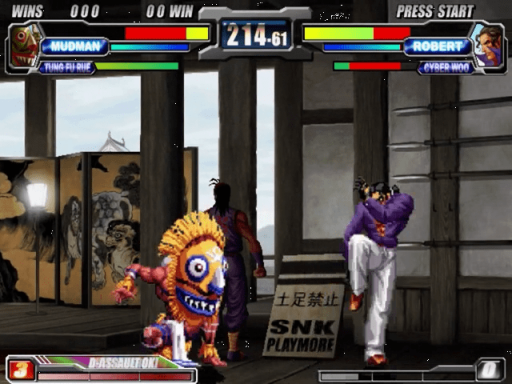 Gameplay screenshot for NeoGeo Battle Coliseum