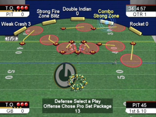 Gameplay screenshot for NFL 2K3