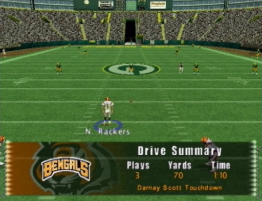 Gameplay screenshot for NFL QB Club 2002