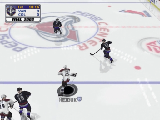 Gameplay screenshot for NHL 2002