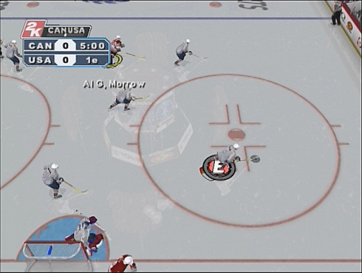Gameplay screenshot for NHL 2K6