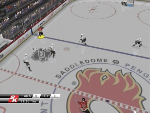 Gameplay screenshot for NHL 2K8
