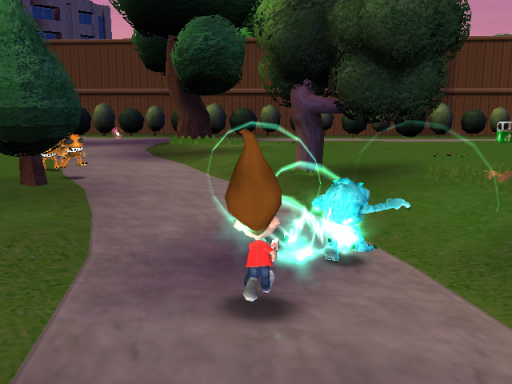 Gameplay screenshot for Nickelodeon Jimmy Neutron: Boy Genius - Attack of the Twonkies