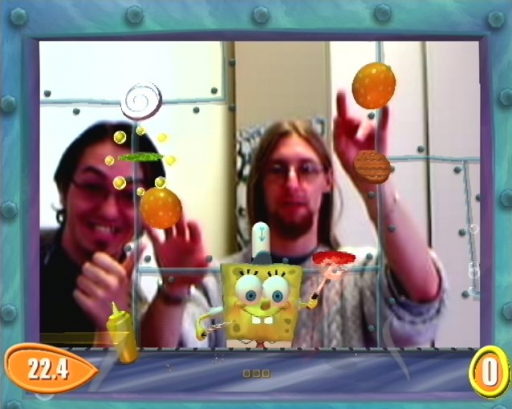 Gameplay screenshot for Nicktoons Movin'