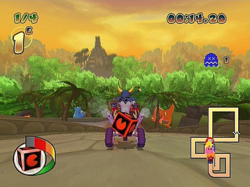 Gameplay screenshot for Pac-Man World Rally